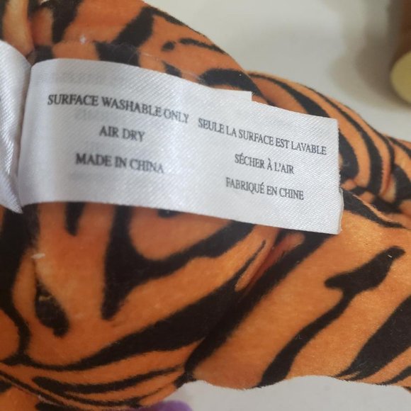 Lot of 2 Cabbage Patch Kids Doll Cutie Plush Tiger & Money Pre-owned 9" - Picture 5 of 6